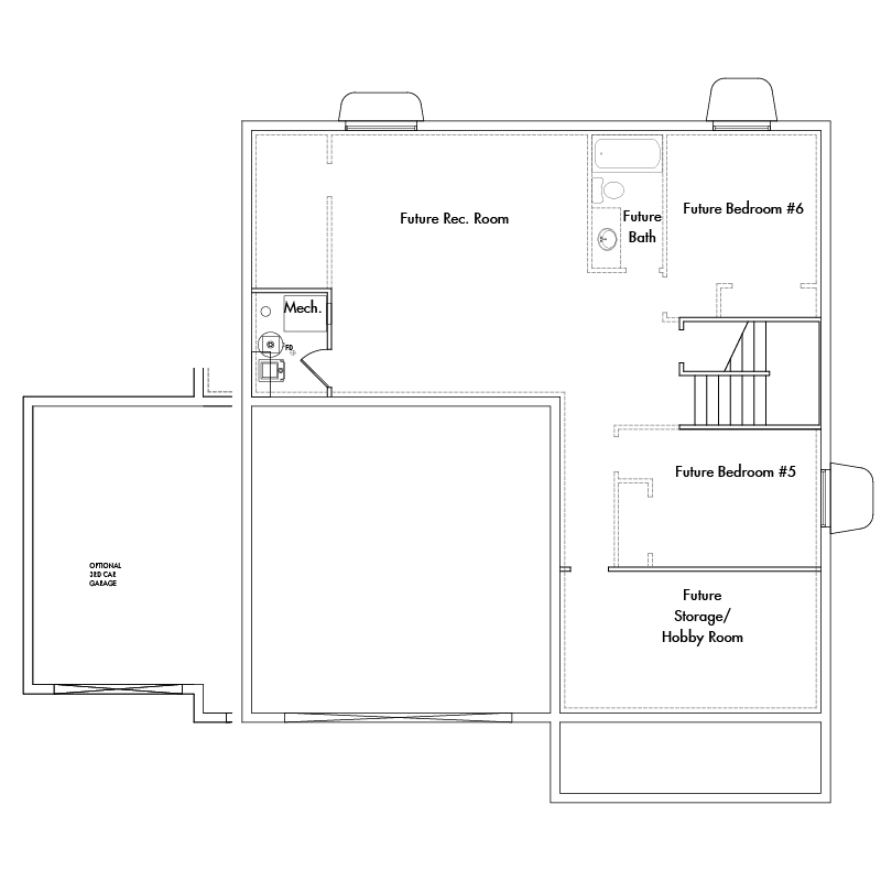 Weston Basement Floorplan