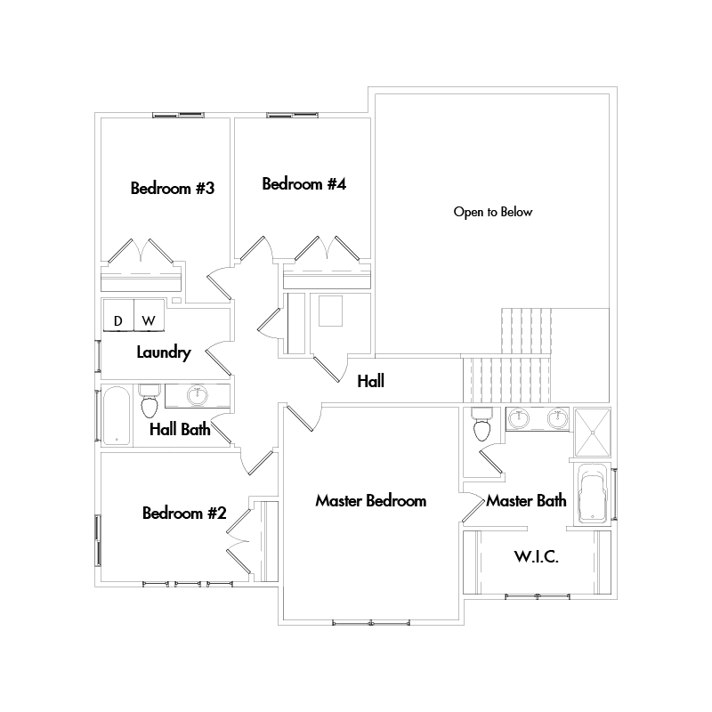 Montclair Upper Floorplan