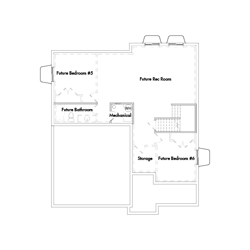 Monroe Basement Floorplan